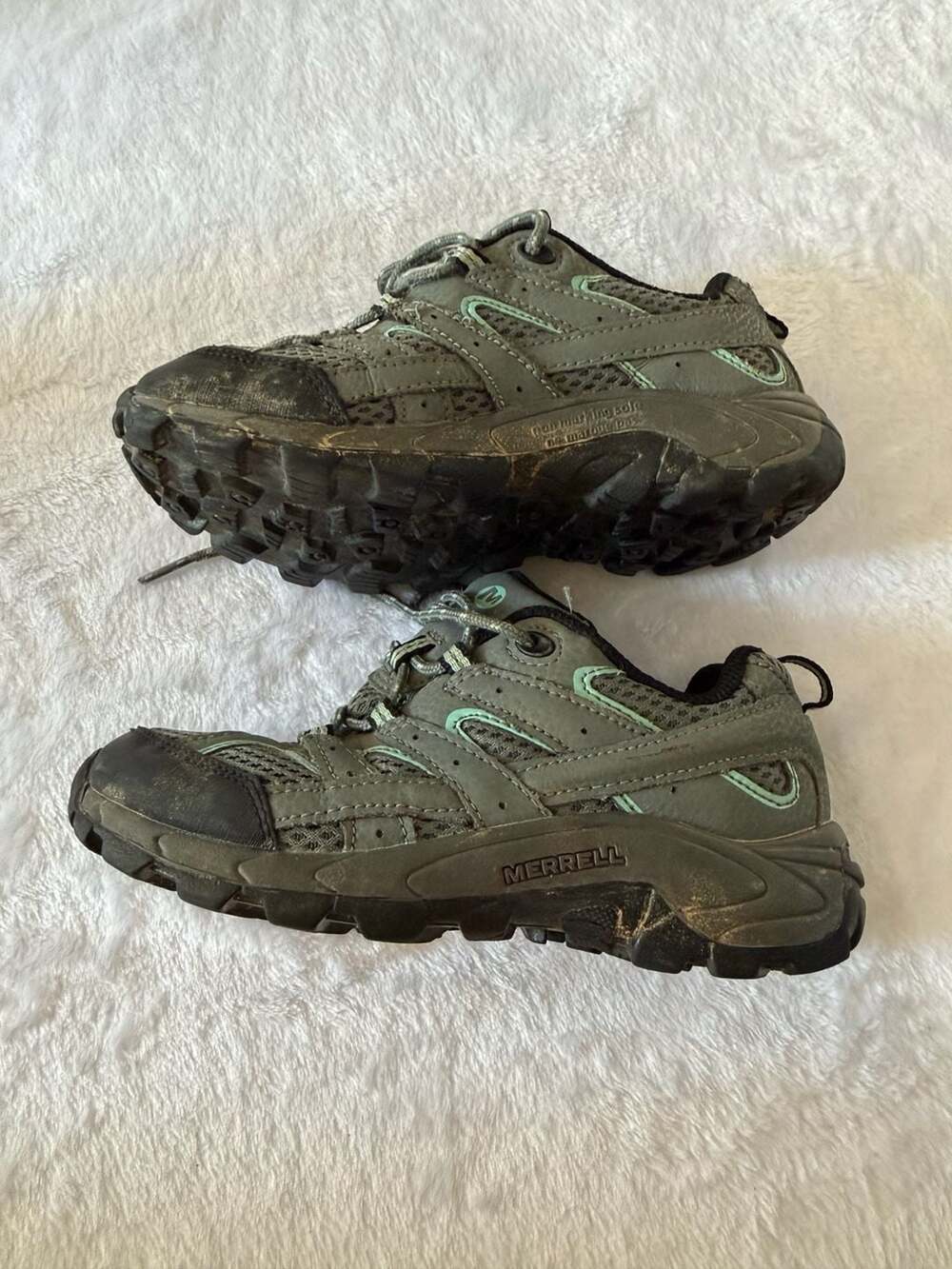 Merrell M-Moab 2 Low Lace Hiking Shoe Size 13W Grey